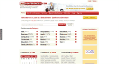 Desktop Screenshot of allconferences.com