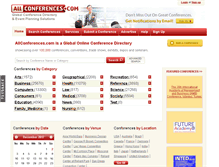 Tablet Screenshot of allconferences.com